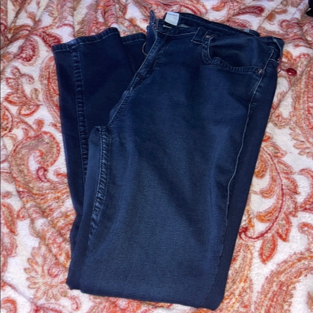 True Religion Women's Skinny Jeans - Dark Blue